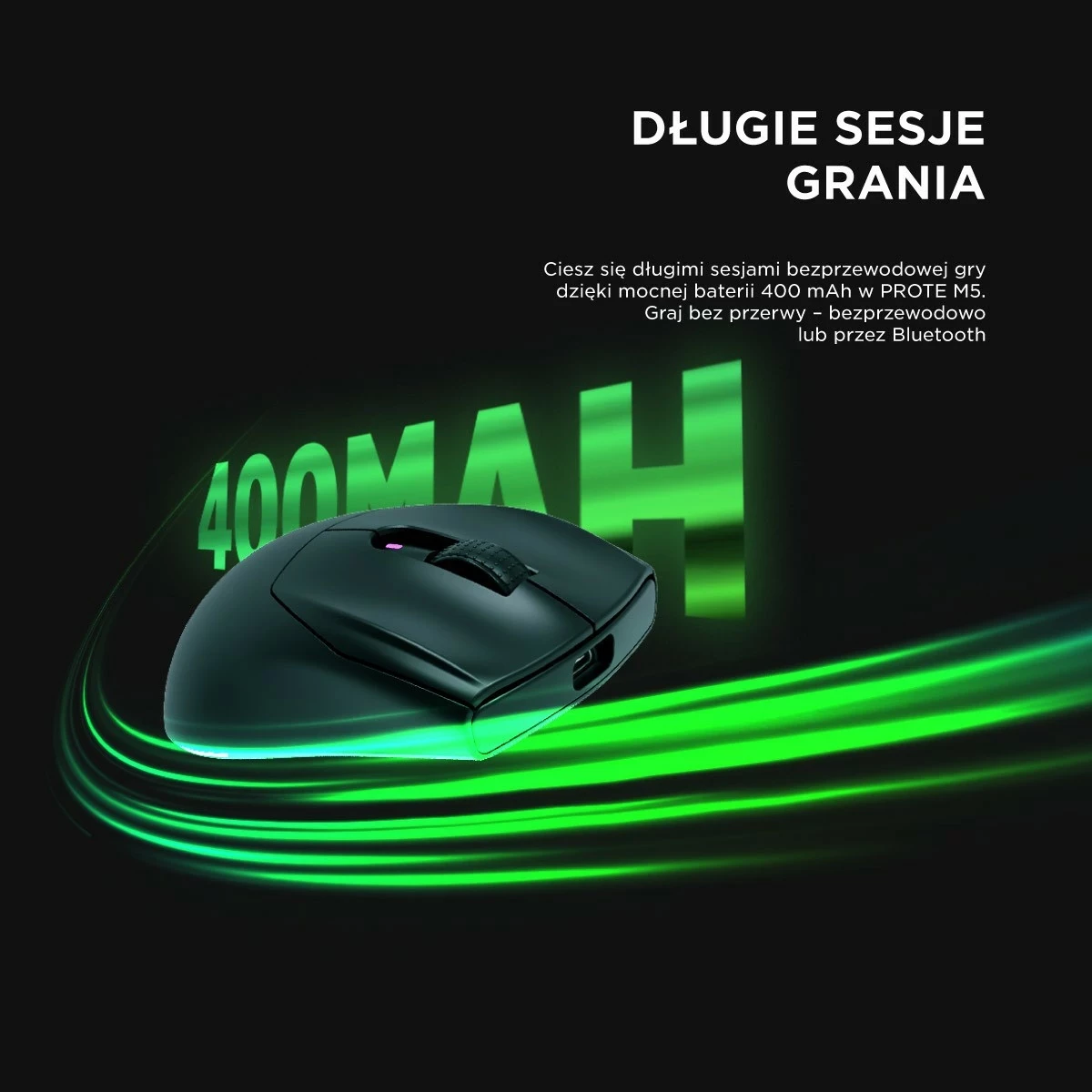 Maus Rampage Prote M5, 24000 DPI, RGB LED, 1kHz, i zi