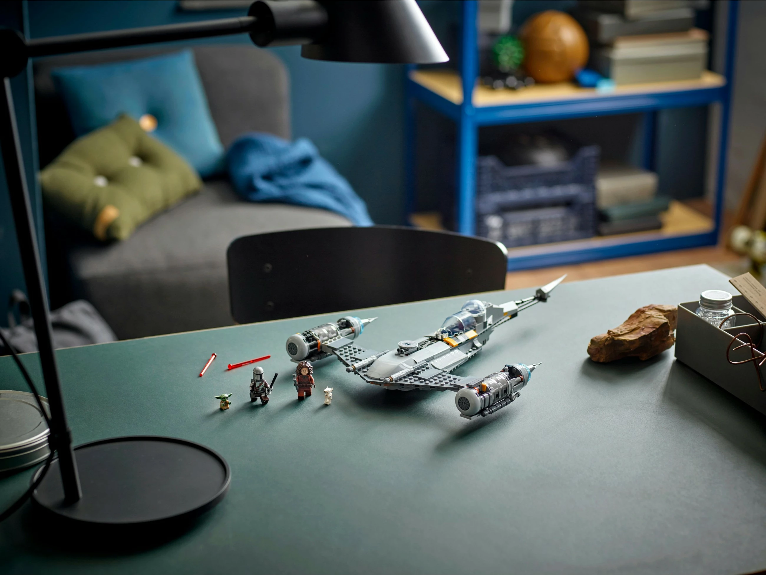 Set ndërtimi LEGO Star Wars The Mandalorian’s N-1 Starfighter, 412 pjesë, plastikë, shumëngjyrësh