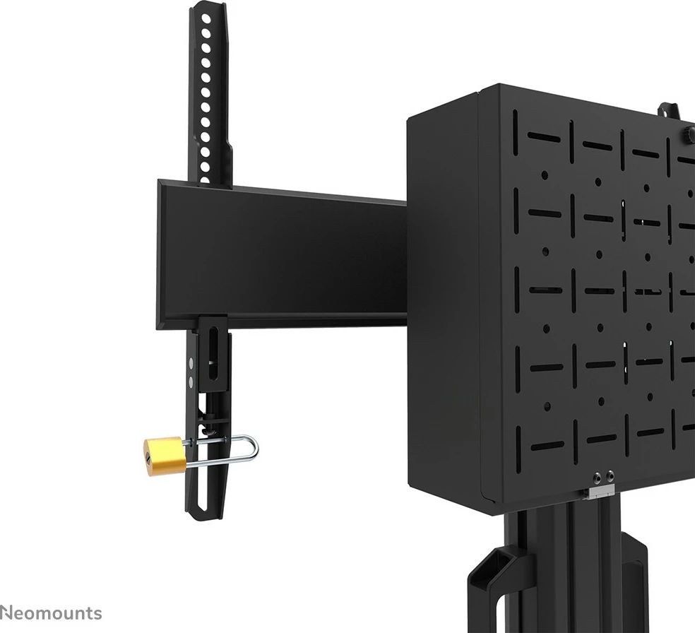 Karrocë portative për TV Neomounts FL50S-825BL1, 37-75 inç, rregullim lartësie, ngjyrë e zezë