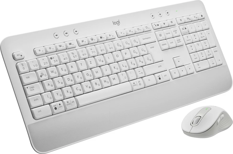 Kasë tastierë me maus Logitech Signature MK650 Combo for Business, wireless, Bluetooth, QWERTZ, e bardhë