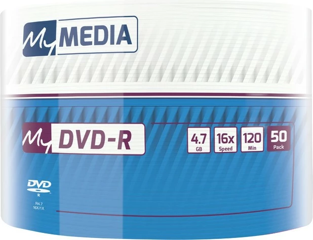 DVD-R Verbatim My Media 4.7GB x16, 50 copë, Spindel