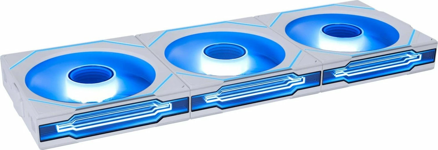 Ventilator PC Lian Li UNI FAN SL-INF120 ARGB Wireless Reverse Blade 120mm PWM 12RSLIN1W3W, set 3 copë, i bardhë