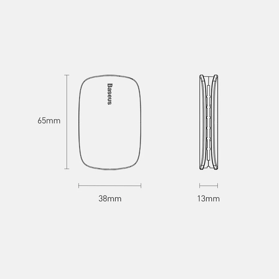 Regjenerator fshirëse xhami Baseus CRXFQ-0S, argjendtë