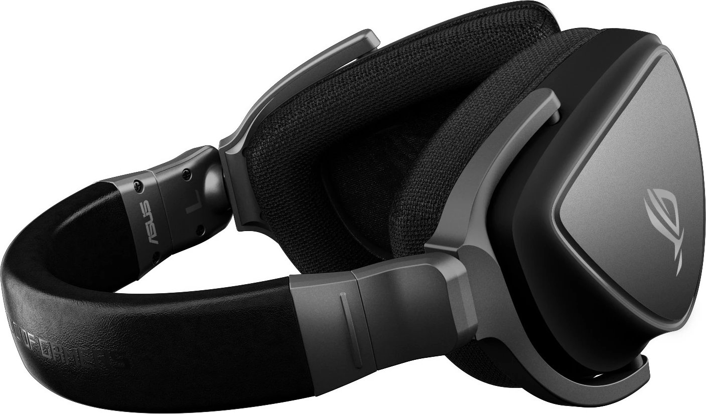 Kufje gaming ASUS ROG Delta S, me tela, USB-C, mikrofon AI, 300g, e zezë