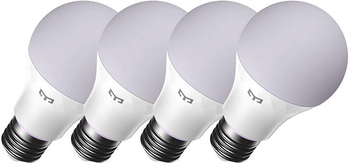 Llamba të mençura LED Yeelight W4, E27, 9W, 806 lm, 4 copë, Color