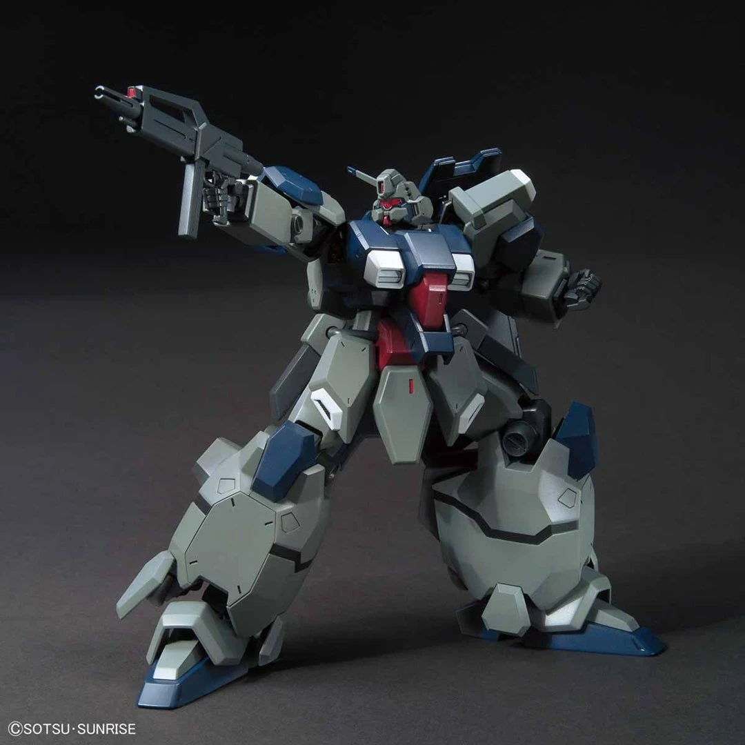 Figure BANDAI Gundam HGUC 1/144 Gustav Karl (Unicorn Ver) Multikolor