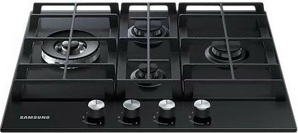 Pllakë gazi Samsung NA64H3030BK/O1, 4 zona, xham, e zezë