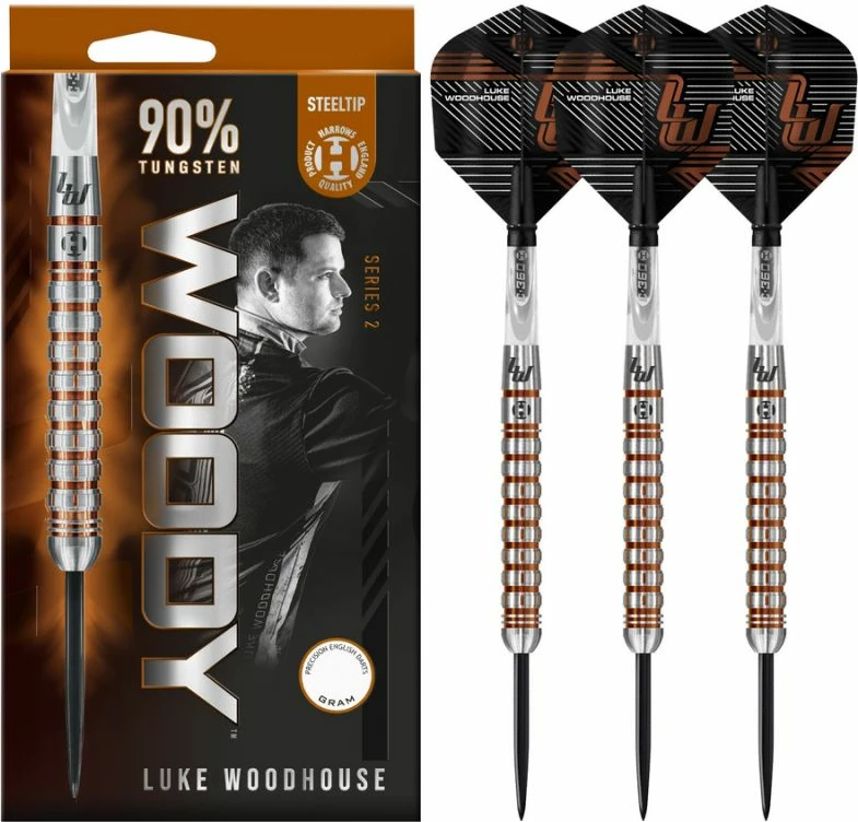 Shigjeta dart Harrows për meshkuj/femra, kafe/zeza