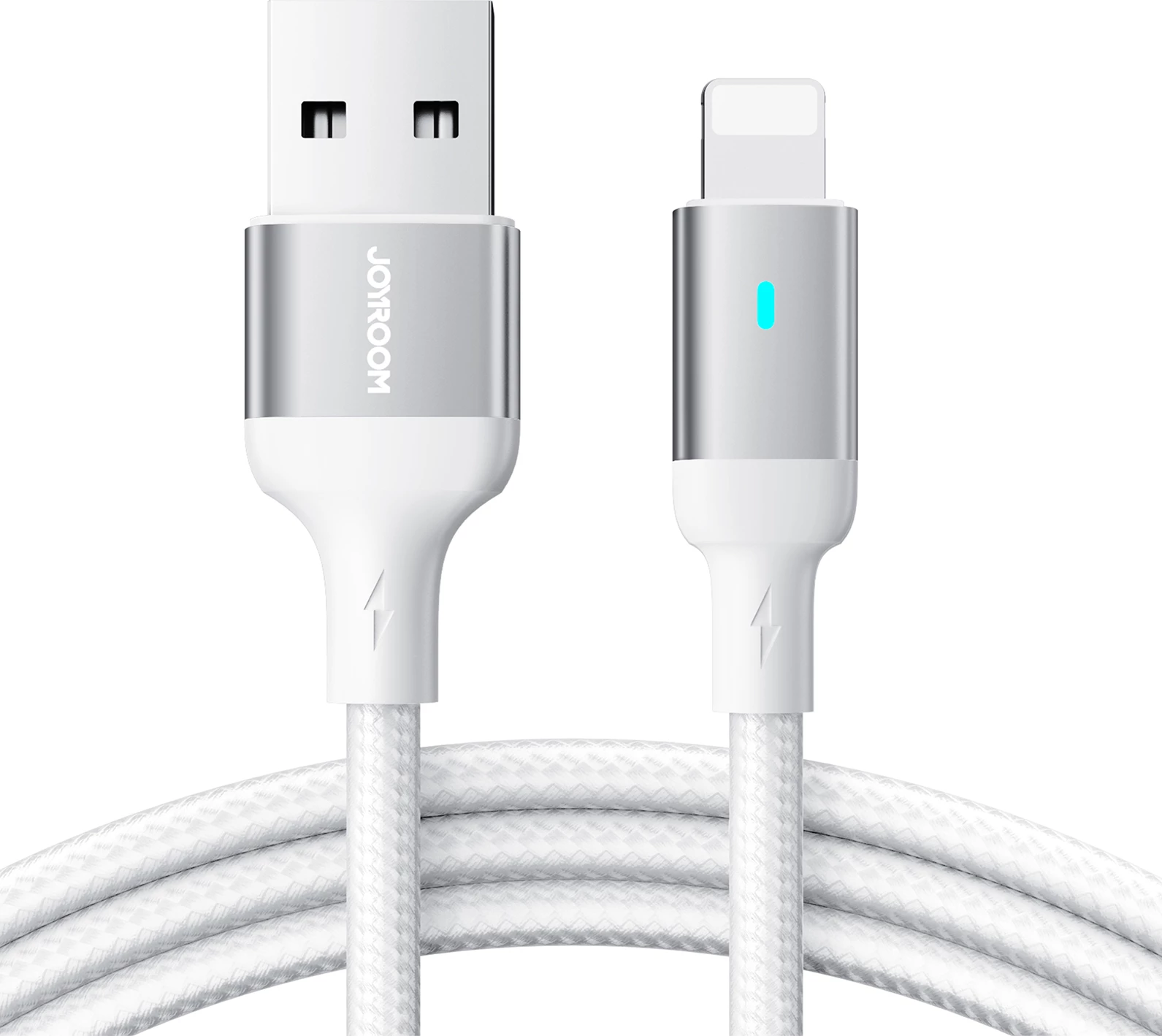 Kabllo Joyroom Extraordinary Series A10, USB-A në Lightning, 1.2m, e bardhë