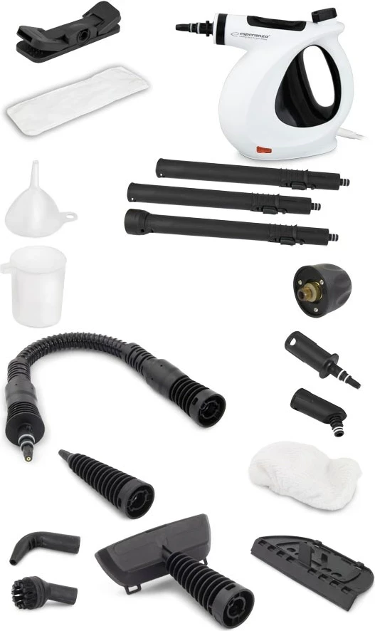 Pastrues me avull portativ Esperanza EHS008, 0.35L, 900W, Bardhë