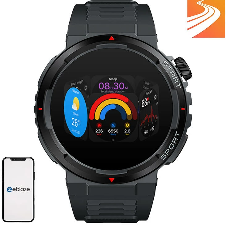 Smartwatch Zeblaze Ares 3 Plus, 1.43" AMOLED, i zi