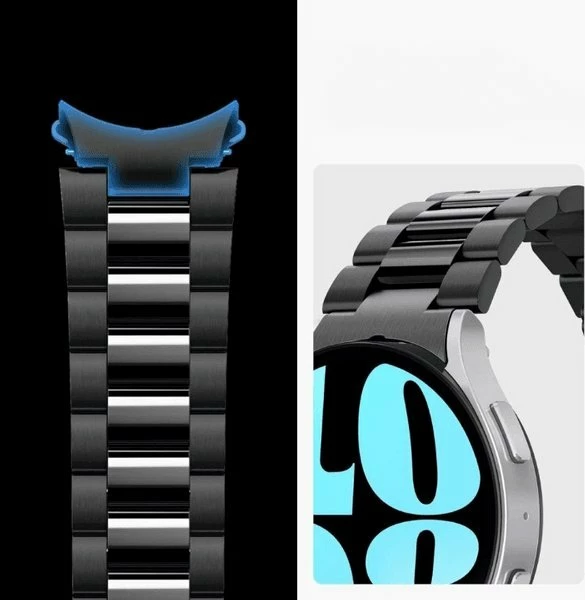 Rrip smartwatch Spigen Modern Fit 316L, për Samsung Galaxy Watch 6 44mm, i zi, 1 copë