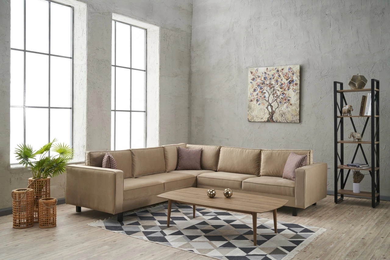 Këndare Kale Velvet, kadife krem, Atelier del Sofa