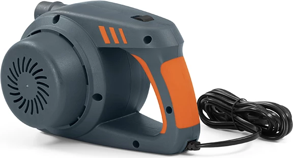 Pompë elektrike për fryrje/shfryrje Desjoyaux Premium 210W 1100L/min 220V, gri/portokalli, me 3 adaptera