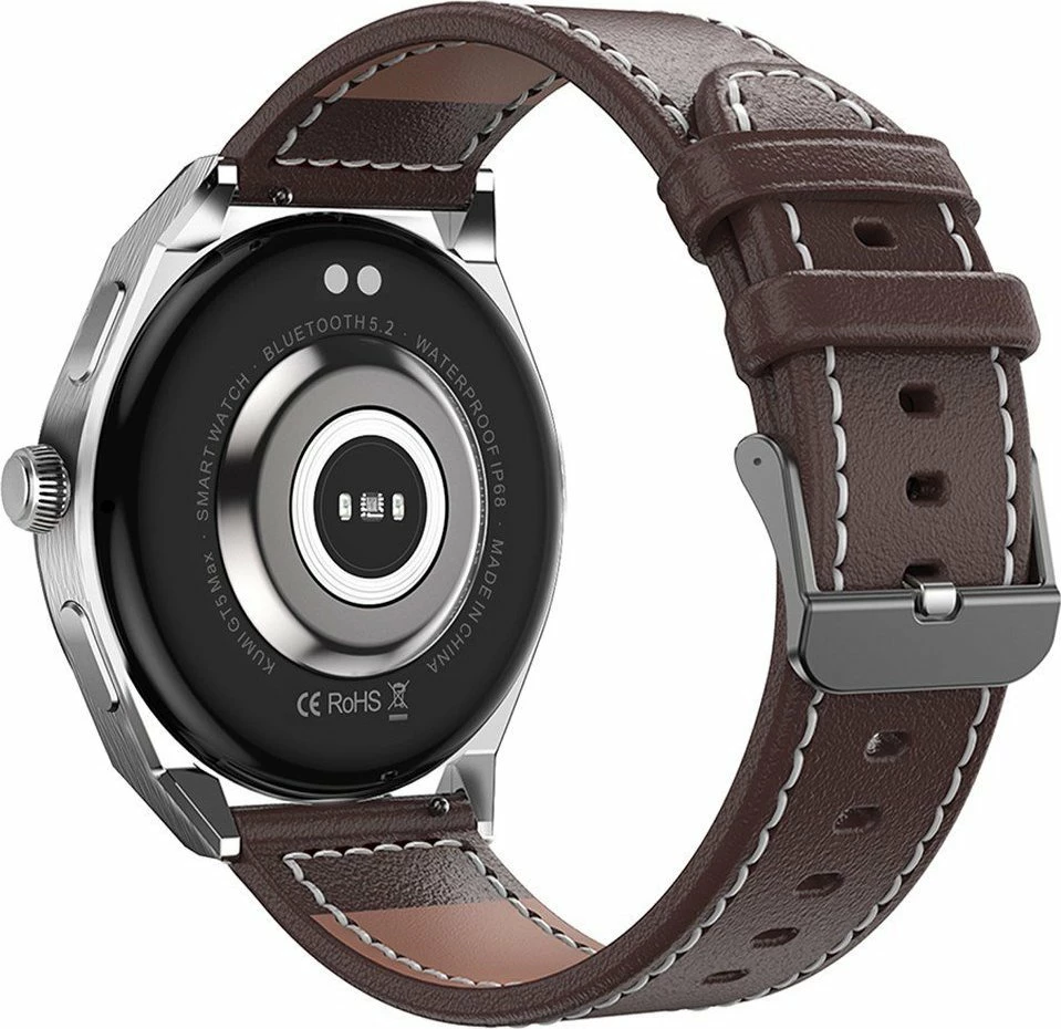 Smartwatch Kumi GT5 Max KU-GT5M/SR 1.39\" 290 mAh NFC, kafe
