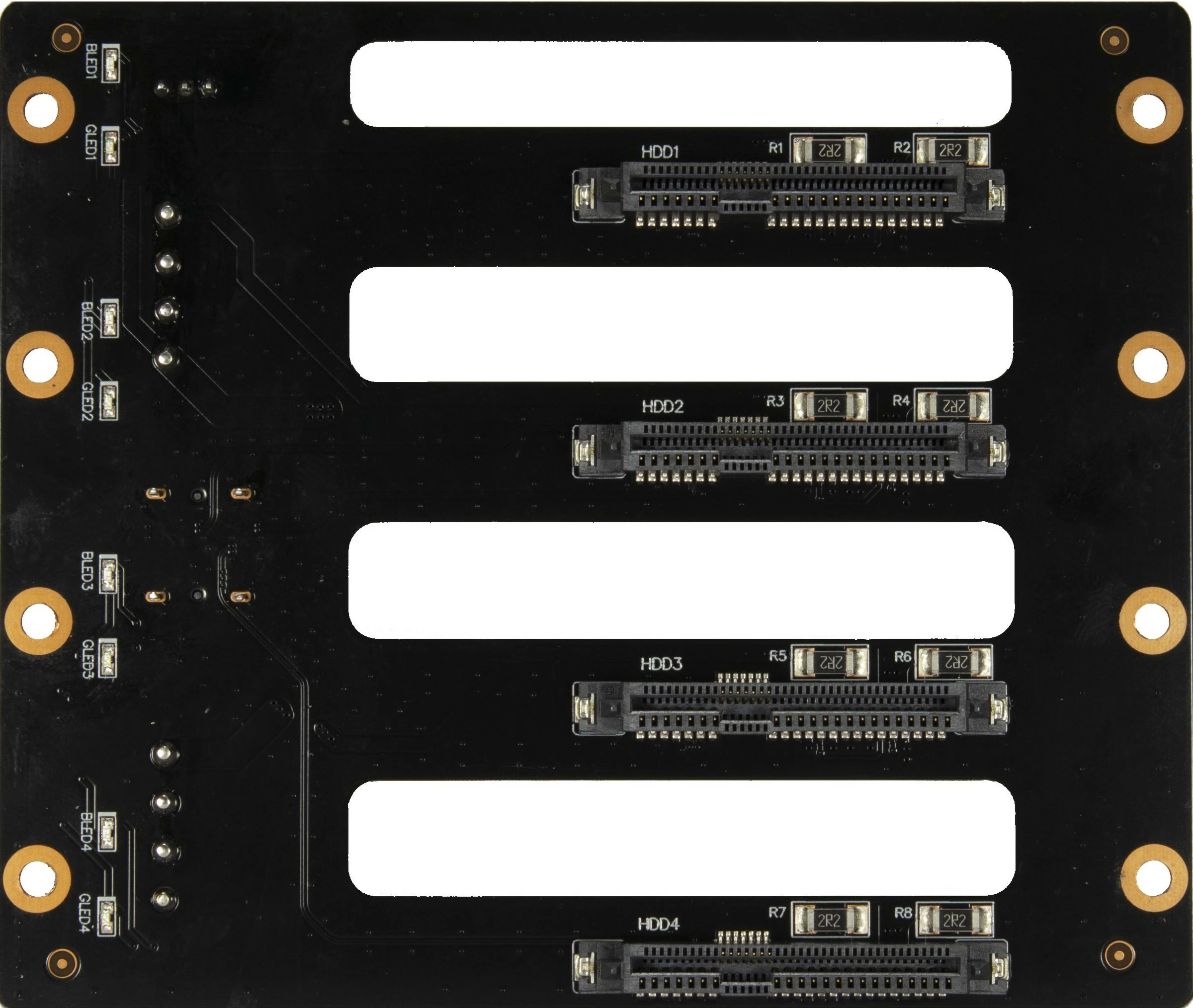 Kasë Inter-Tech NAS-8, 8 vende, PCI Express, Hot-swap, e zezë