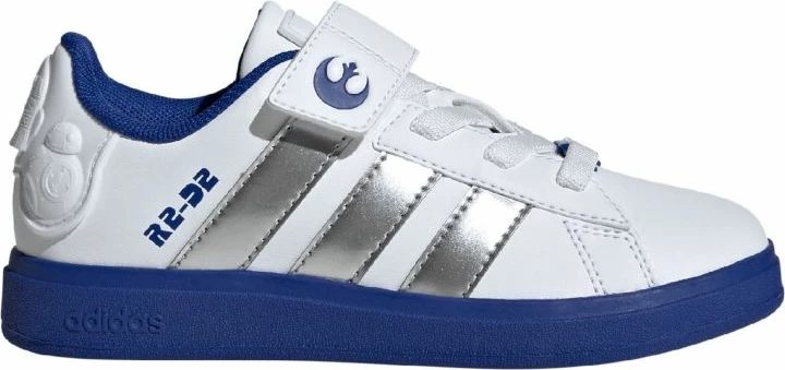 Këpucë për fëmijë adidas, të bardha navy blue