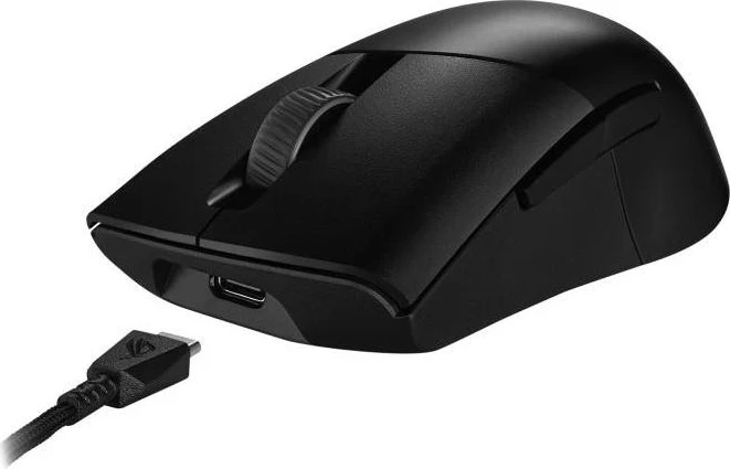 Miun e Lojërave ASUS ROG Keris Wireless AimPoint 2.0, e zezë