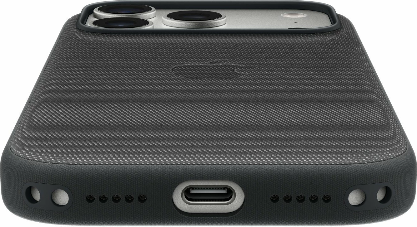 Mbështjellës Apple TechWoven Case me MagSafe për iPhone 17 Pro (MGF34ZM/A), i zi