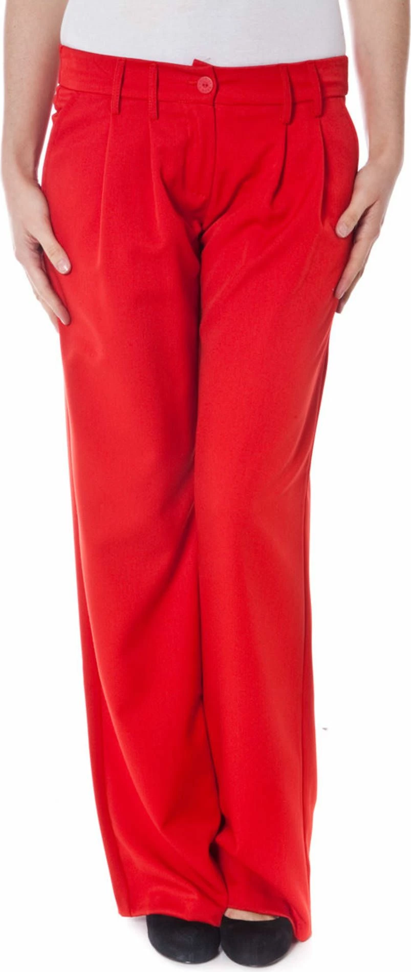 Pantallona për femra DENNY ROSE, të kuqe