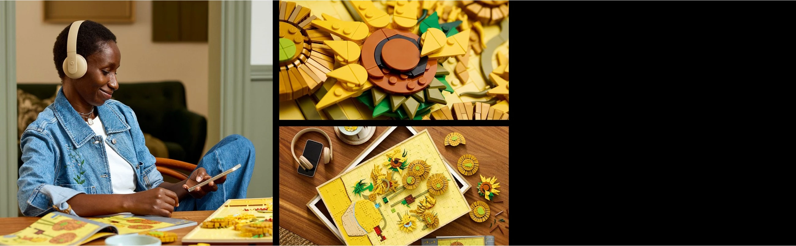 Set ndërtimi LEGO Art 31215 Vincent van Gogh Sunflowers, shumëngjyrësh