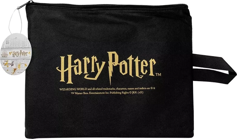 Set stacioneri Blue Sky Harry Potter Crest, me portofol me zinxhir, set 8 pjesë, kuqe/ari