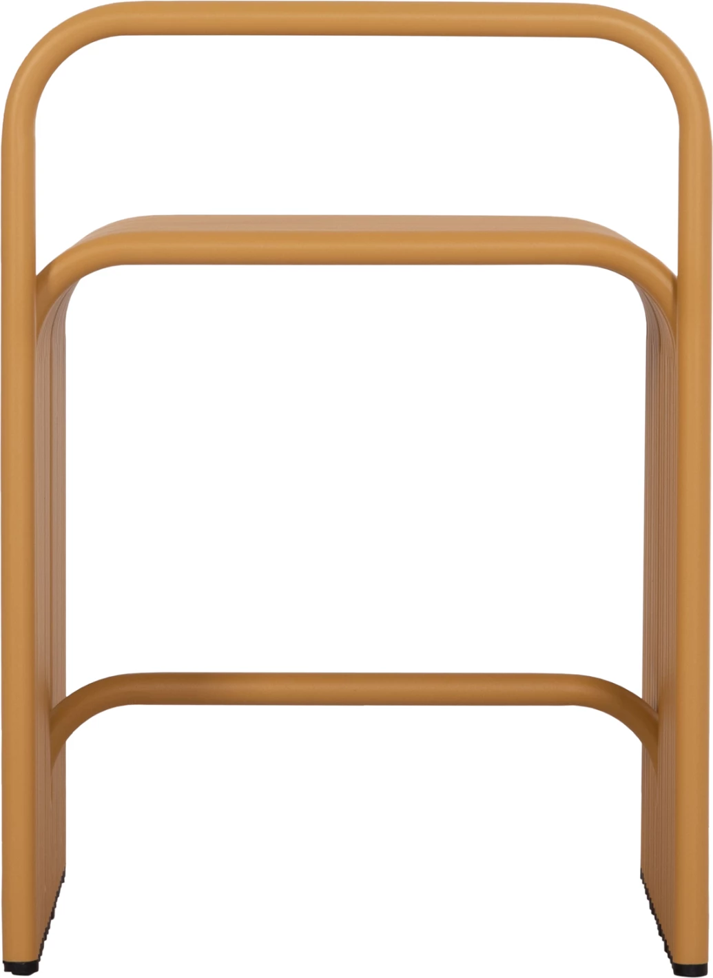 Karrige e ulët INTREPID, alumin, ngjyrë e verdhë mustard, 40x38x55cm