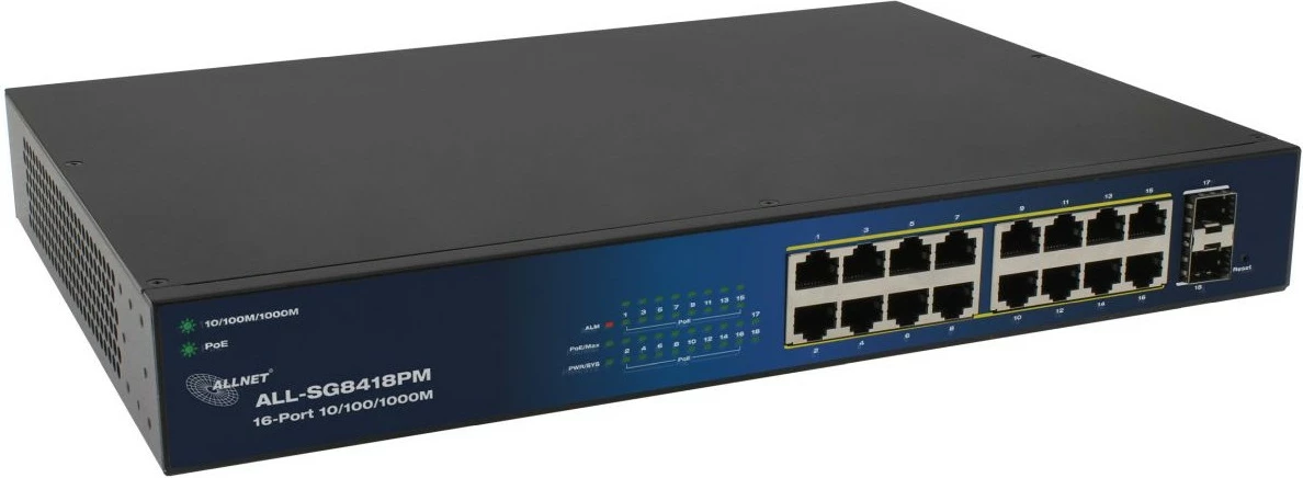 Switch Allnet ALL-SG8418PM POE M