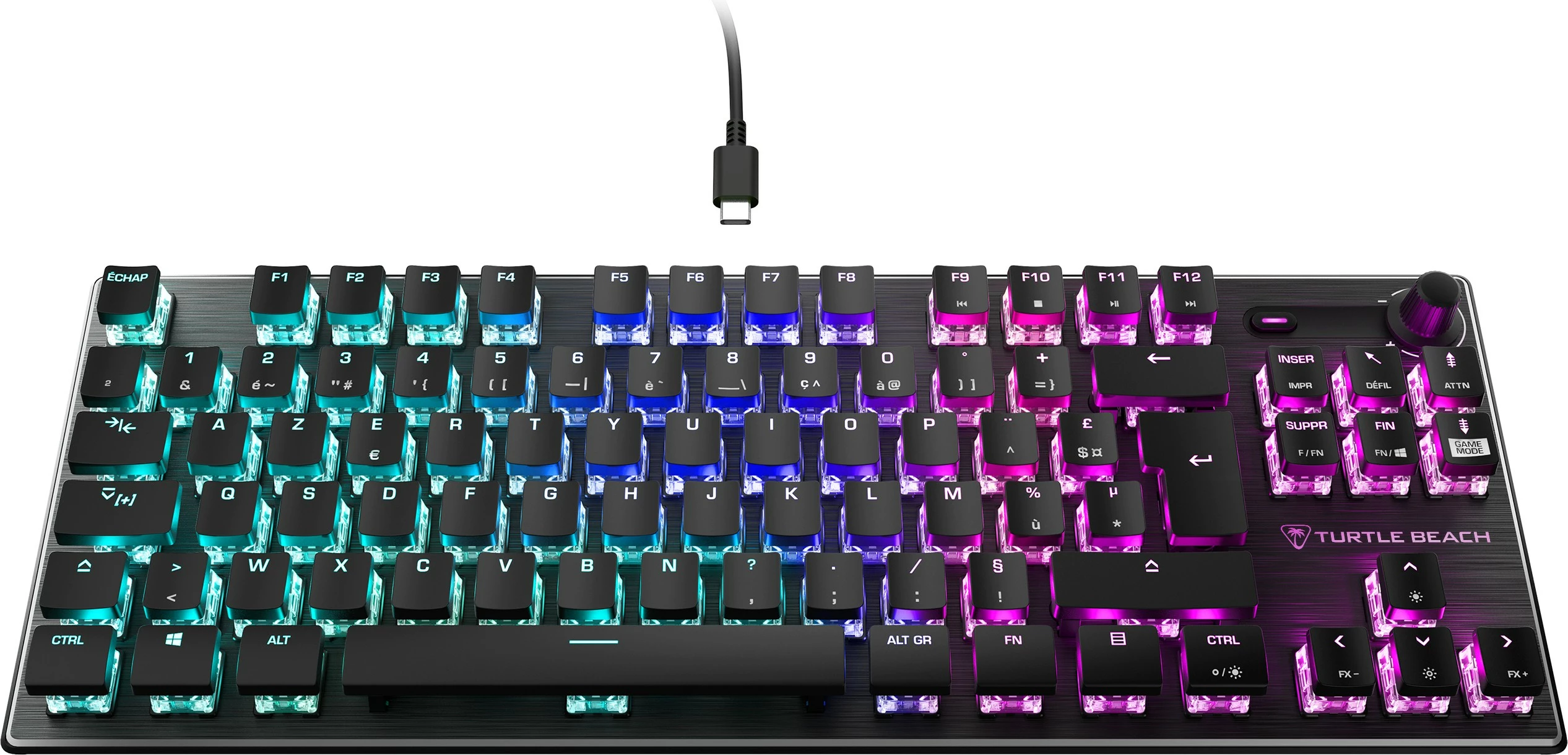 Tastierë mekanike Turtle Beach Vulcan TKL, RGB, QWERTZ, e zezë
