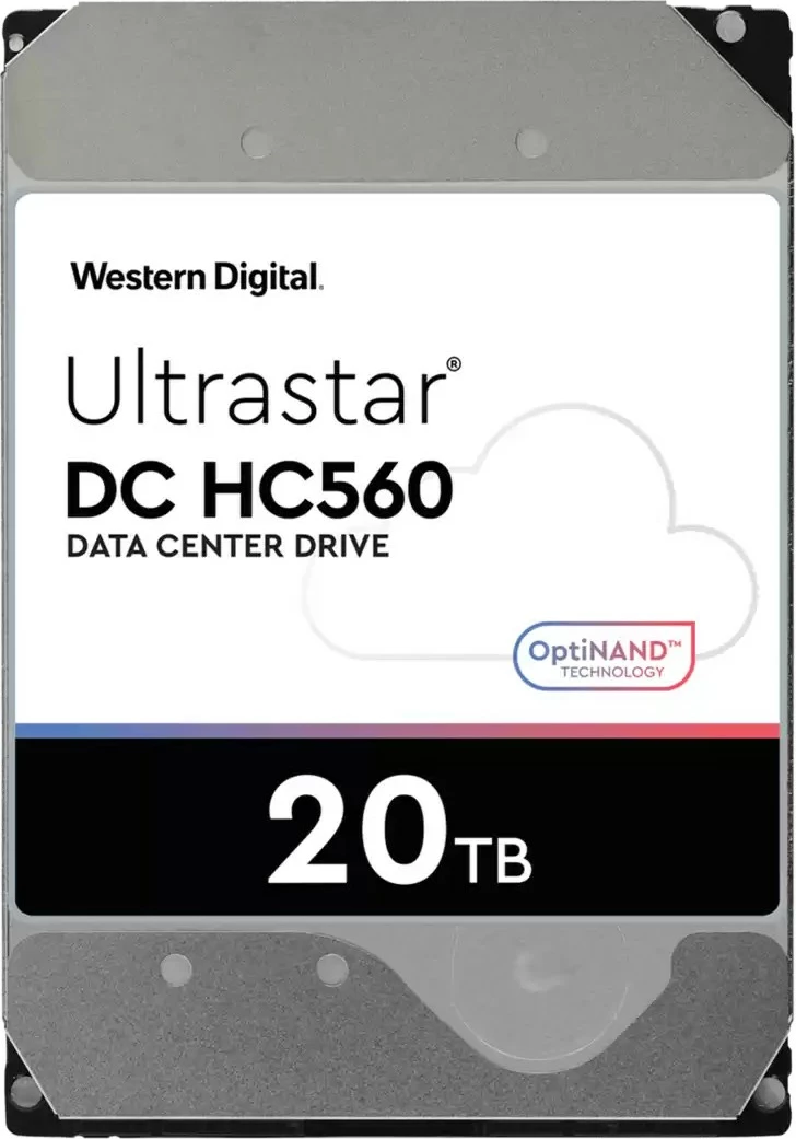 HDD Western Digital Ultrastar DC HC560, 20 TB, 7200 RPM, 512 MB, 3.5", Serial ATA