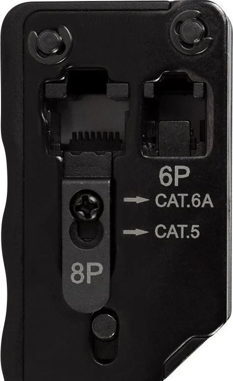 Zaciskarkë për priza modulare Logilink WZ0025, e zezë