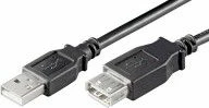 Kabllo USB-A zgjatëse Gembird 1.8 m USB 2.0 e zezë