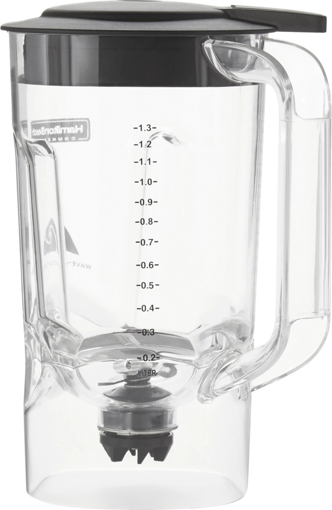 Enë blenderi, Hamilton Beach Commercial, 6126-HBB908R, 1.25L, polikarbonat, me teh dhe kapak, transparente