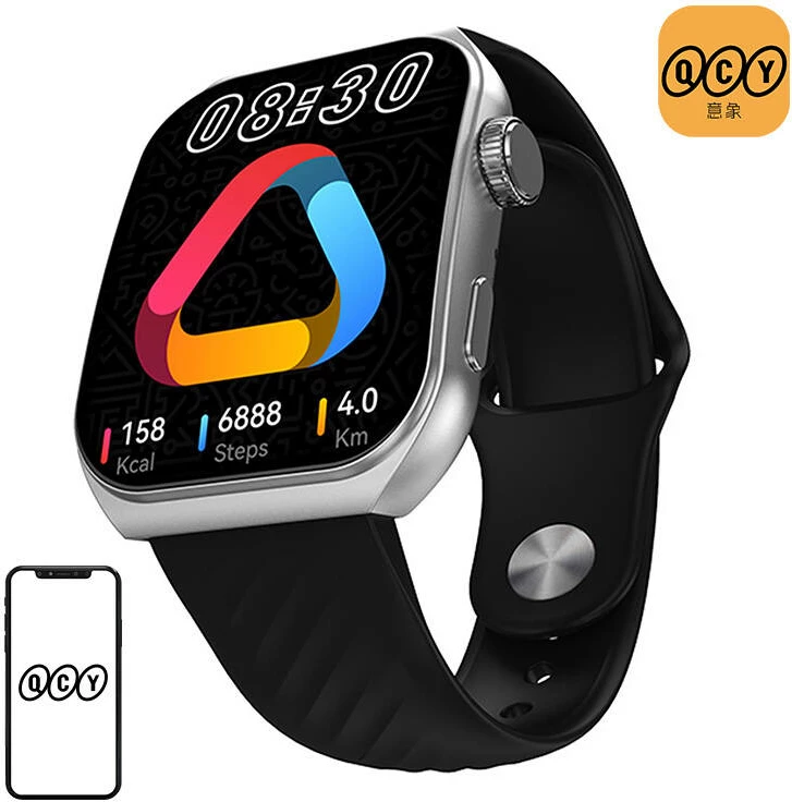 Smartwatch QCY GS2 S5, 1.96" AMOLED, i zi