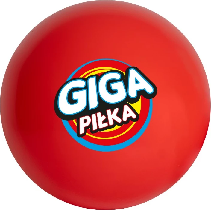 Top i madh plastik Epee Giga Red Ball, 2.5m, Kuq, me pompë