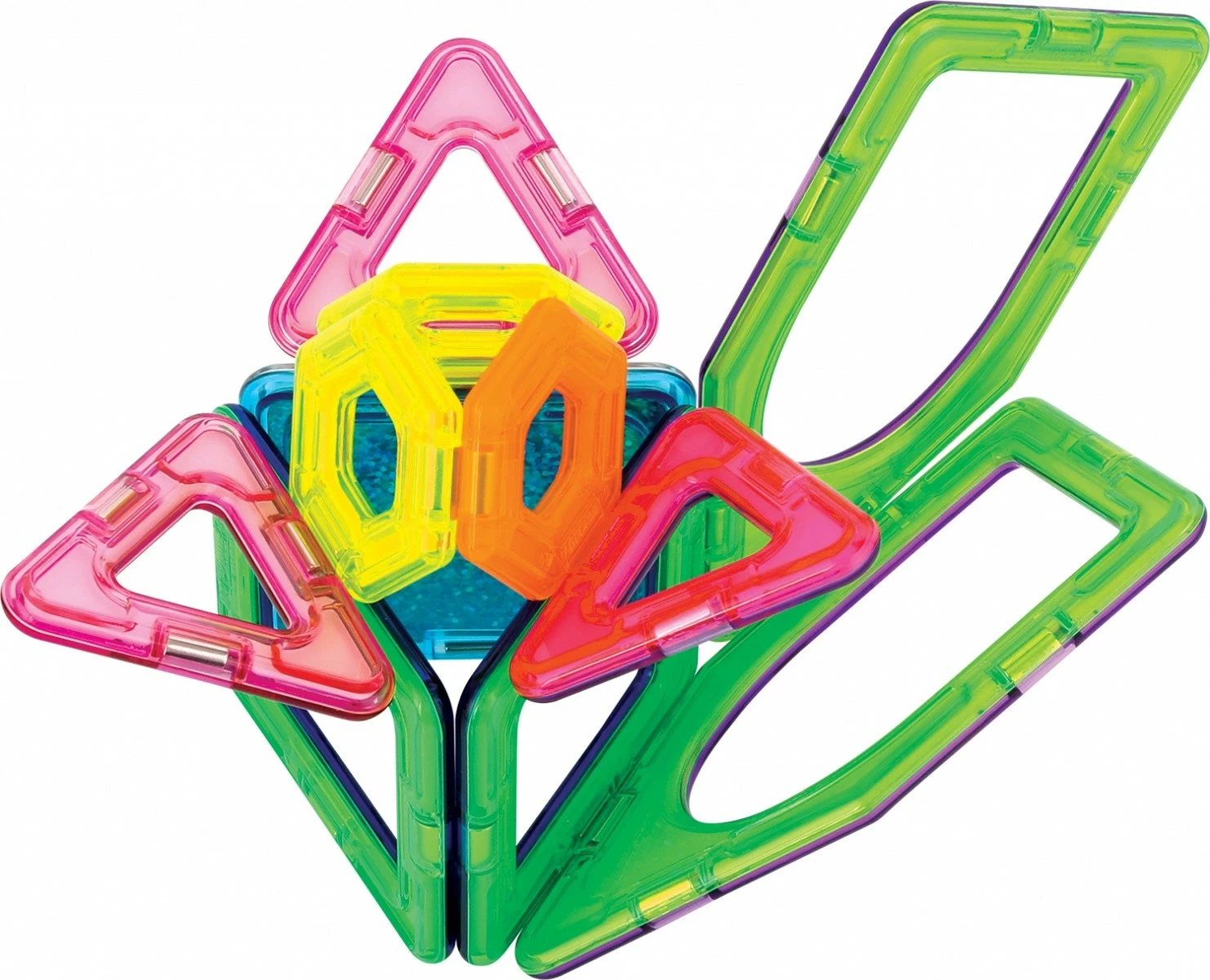 Set lodrash magnetike Magformers Twinkling Garden, 27 pjesë, shumëngjyrëshe