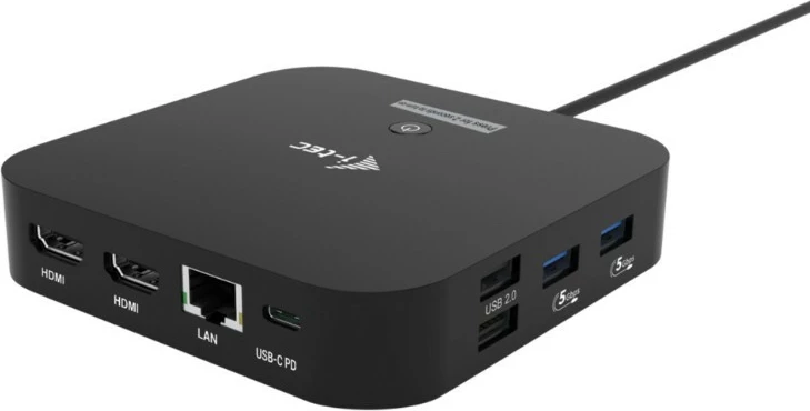 Docking station i-tec C31DUALHDMIDOCKPD, 2x HDMI, 6x USB, Power Delivery 100W, E zezë