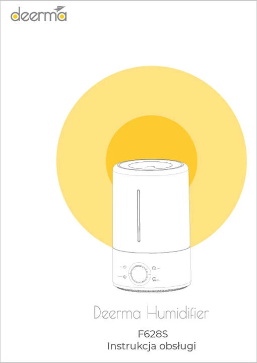 Humidifikues ultrasonik Deerma F628S, 5L, aromaterapi, i bardhë