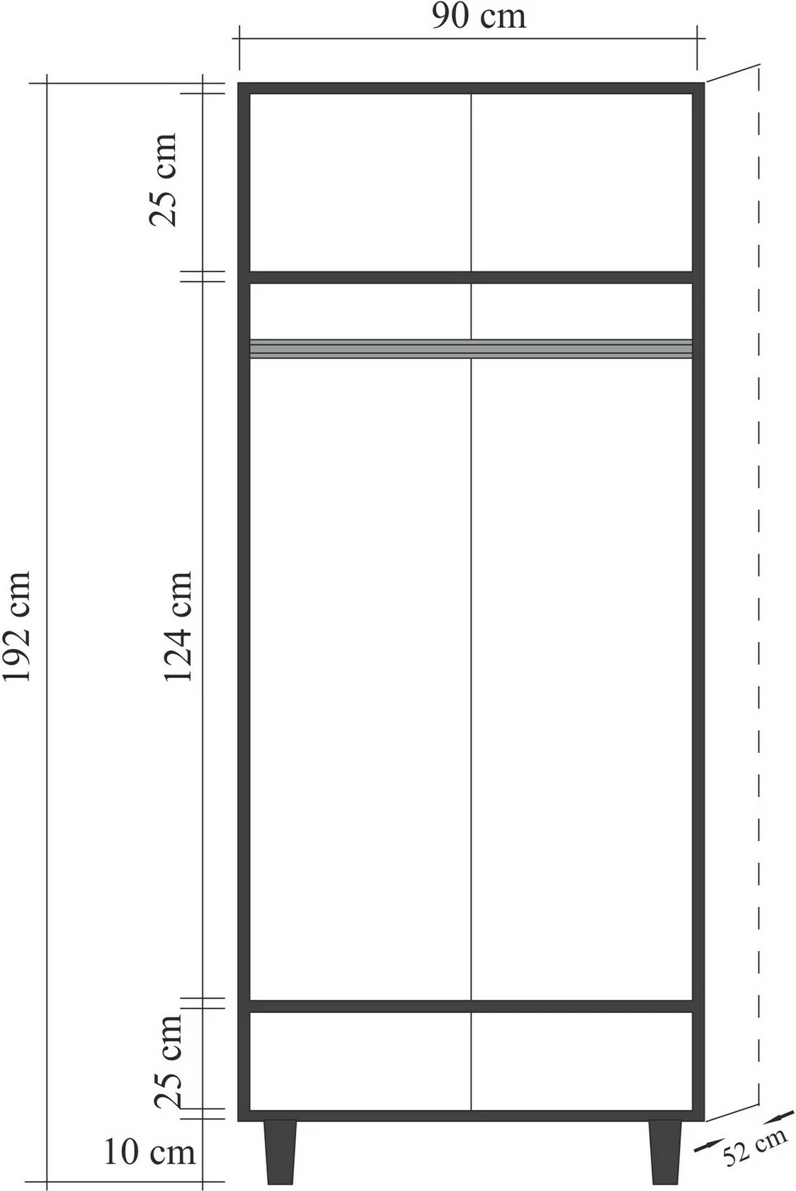 Dollap Sonomo, Skye Decor, Lidya 2 -910