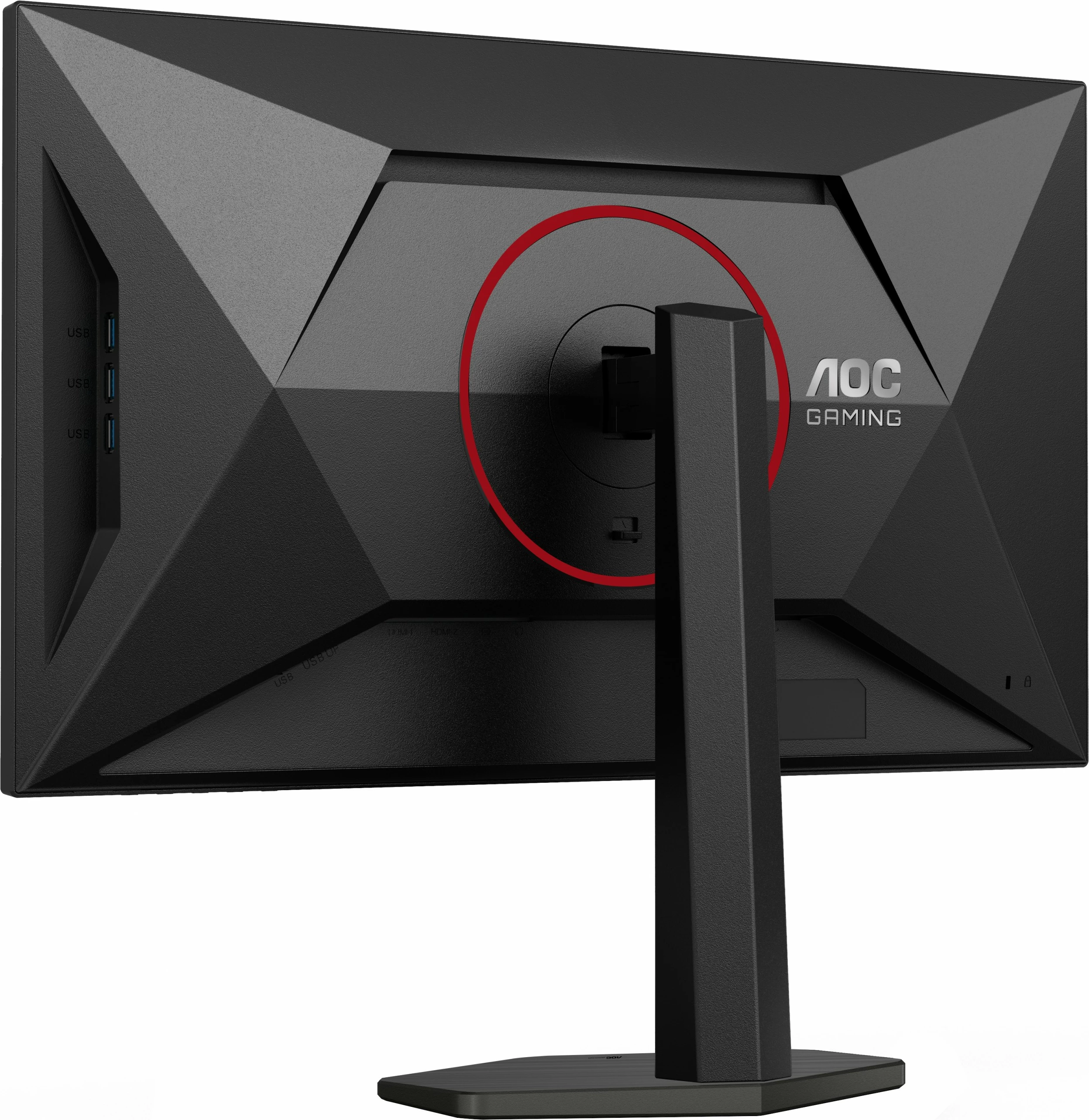 Monitor AOC U27G4R 27 inç IPS HDMI 2.1 DisplayHDR 400, zi/kuqe