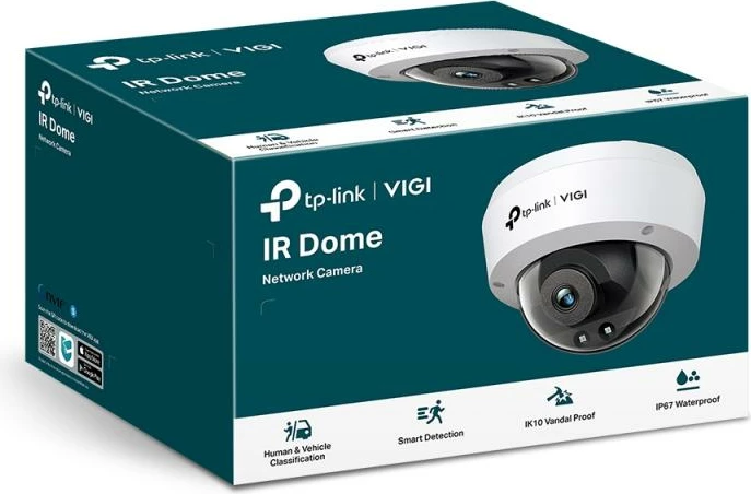 Kamerë IP, TP-Link, VIGI C240I 4MP 4mm, e bardhë