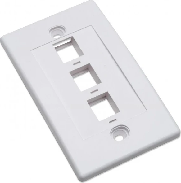 Panel për prizë sipërfaqësore Intellinet, i bardhë