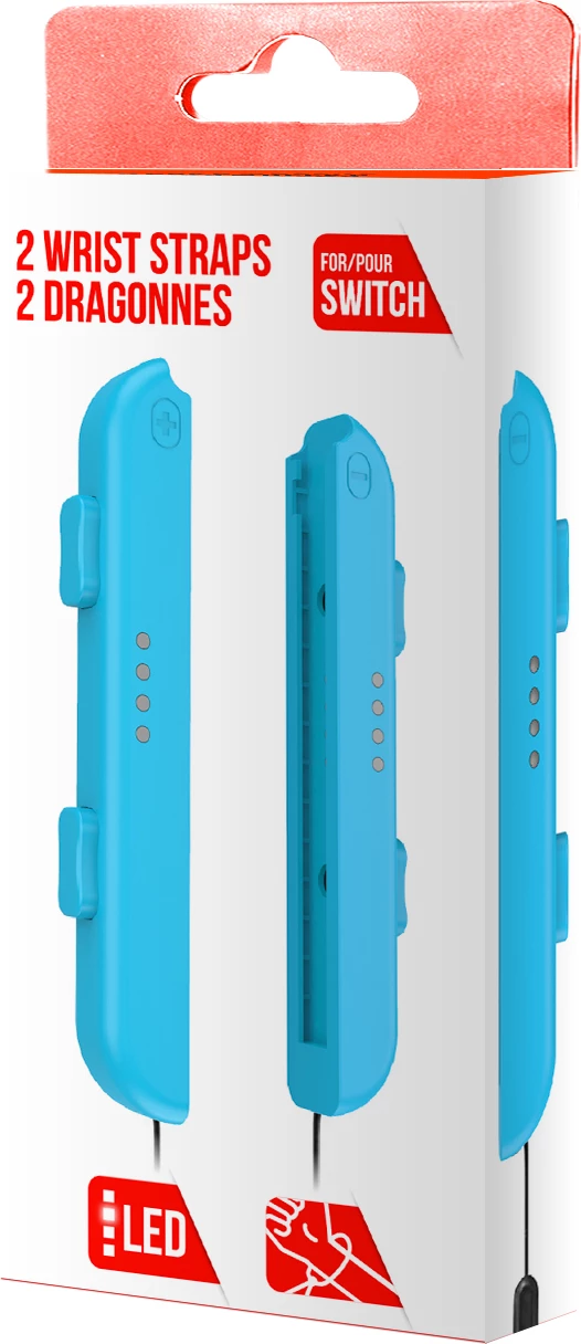 Rrip dore për Joy-Con FREAKS & GEEKS Joy-Con Wrist Strap, 1 palë, blu