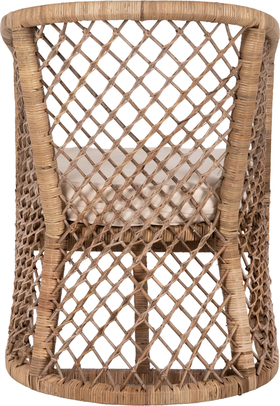 Karrige MPIKO FH5990 rattan ngjyrë natyrale-jastëk ngjyrë ecru 64x68x87H cm