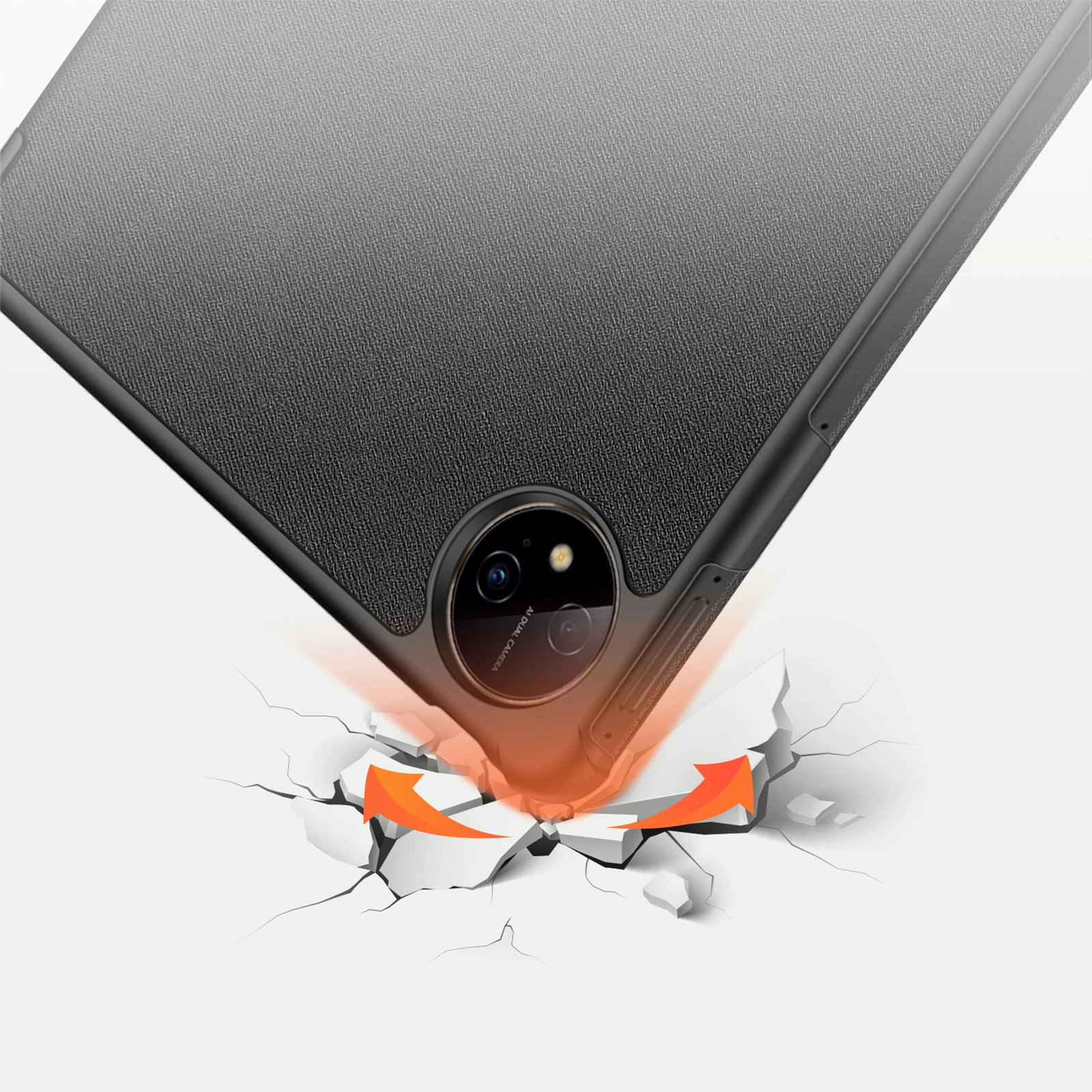 Mbështjellës tablet Dux Ducis Domo për Huawei MatePad Pro 11'' (2022), me qëndrim, i zi