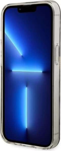Mbështjellës Guess Golden Marble për iPhone 14 Plus 6.7", MagSafe, zi