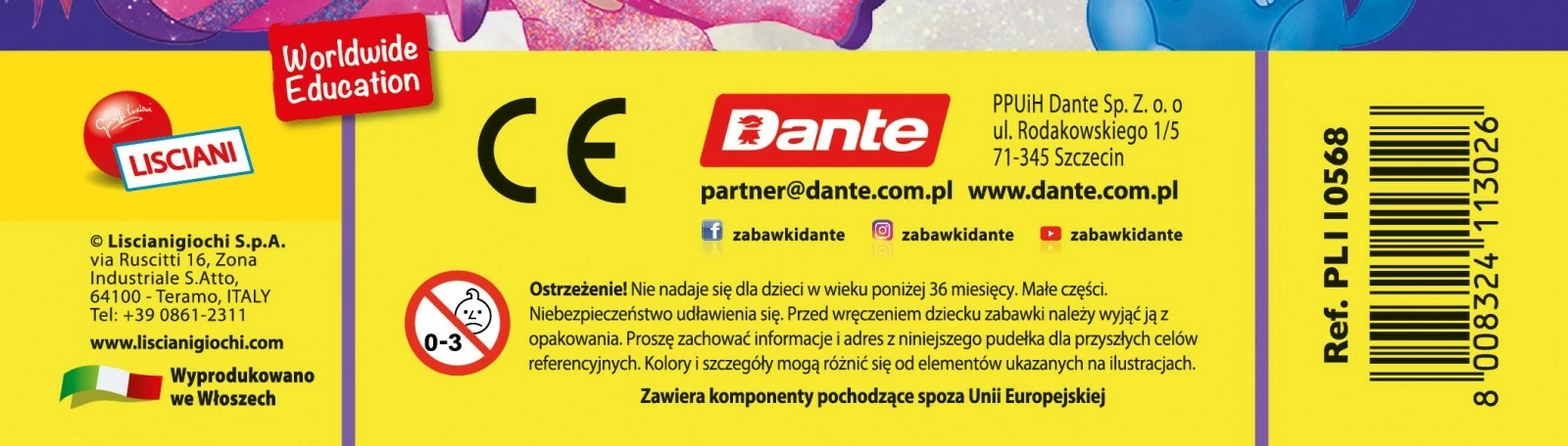 Set kreativ Moon Academy Moonlight Highlighters, Lisciani, për vajza, Multikolor