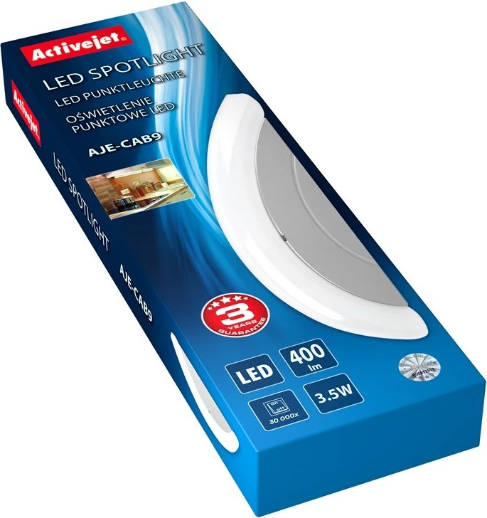 Spotlight LED Activejet AJE-CAB9, E bardhë