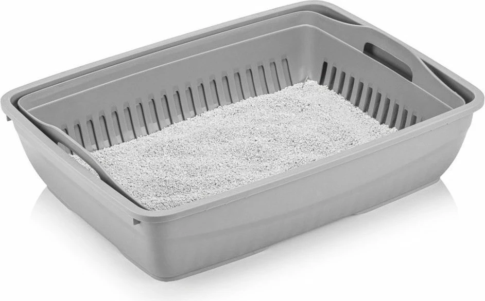 Kutia për rërë të maceve, gri, Paws & Whiskers, 5088-03-1