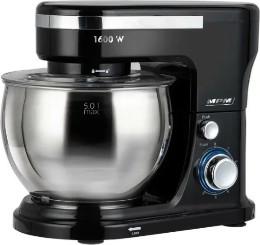 Mikser planetar MPM MRK-21, 5L, 1600W, i zi/argjendtë